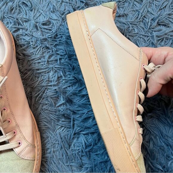 Common Projects Pink Leather Suede Sneakers Size 39 / 9 - Picture 5 of 8